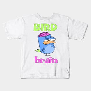 Birdbrain Design for Bird Lovers Kids T-Shirt